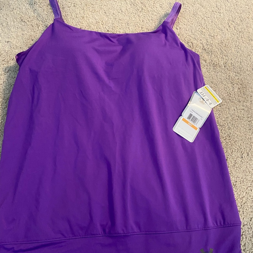 Under Armour Studio Tank with built in bra